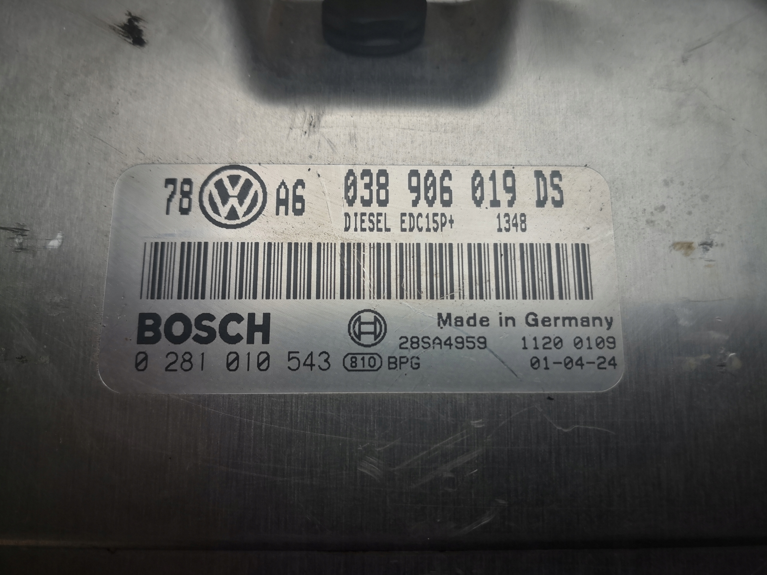 computer Motore VW SKODA AUDI 038906019DS