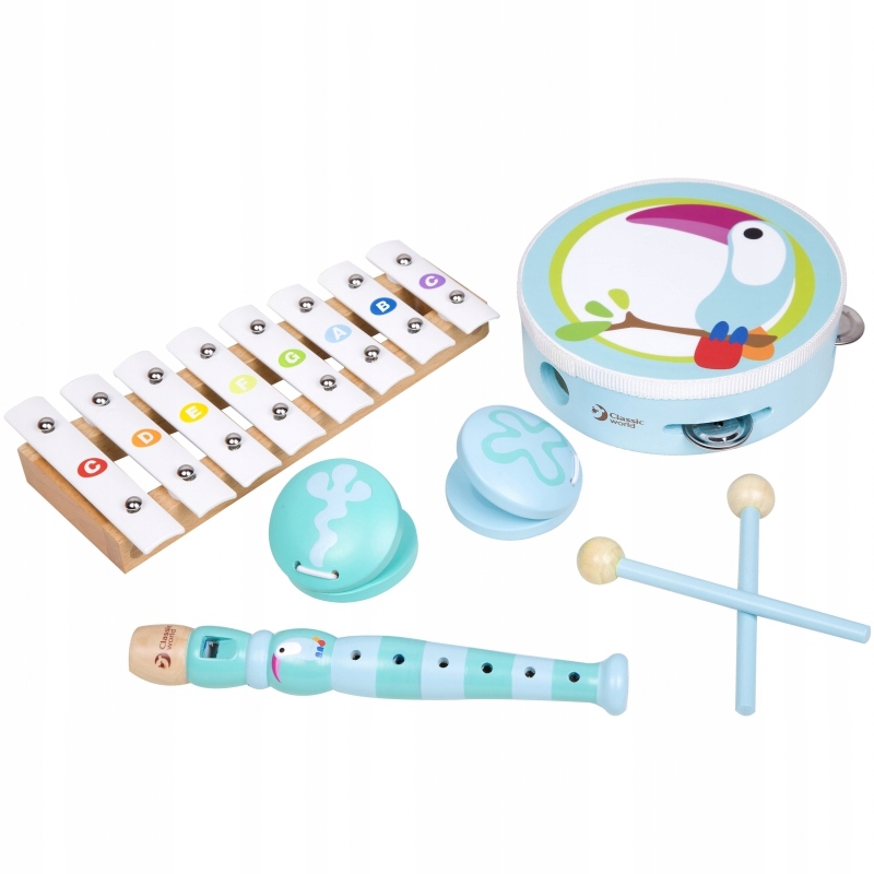 

Zestaw instrumentów Muzycznych dla dzieci 6 szt.
