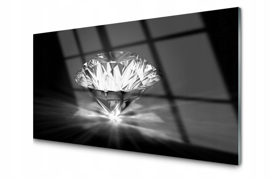 

Panel szklany Płytka Diament Art 140x70 + Klej