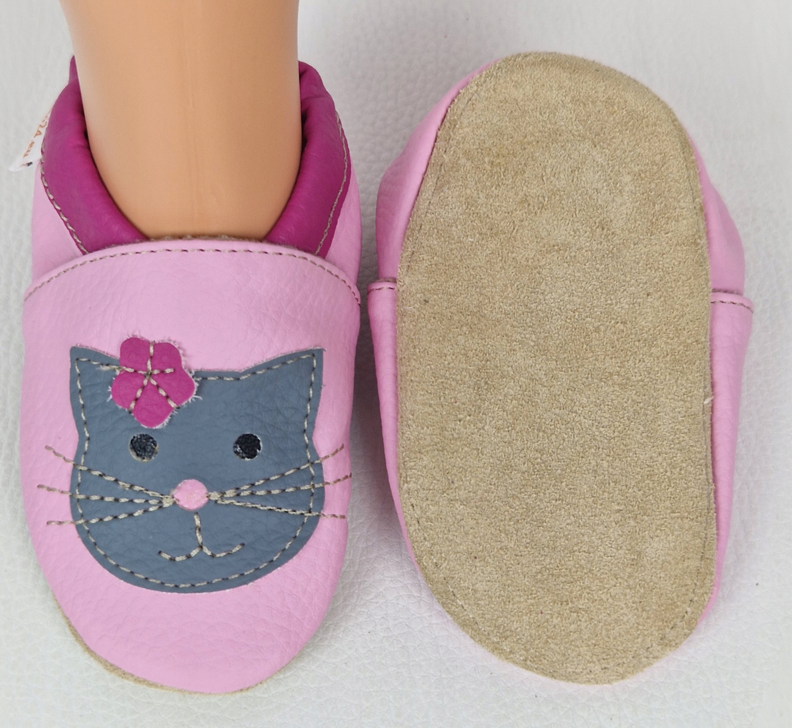 Kapcie Dreptulki paputki ciapki z kotkiem R.26 Płeć dziewczynki