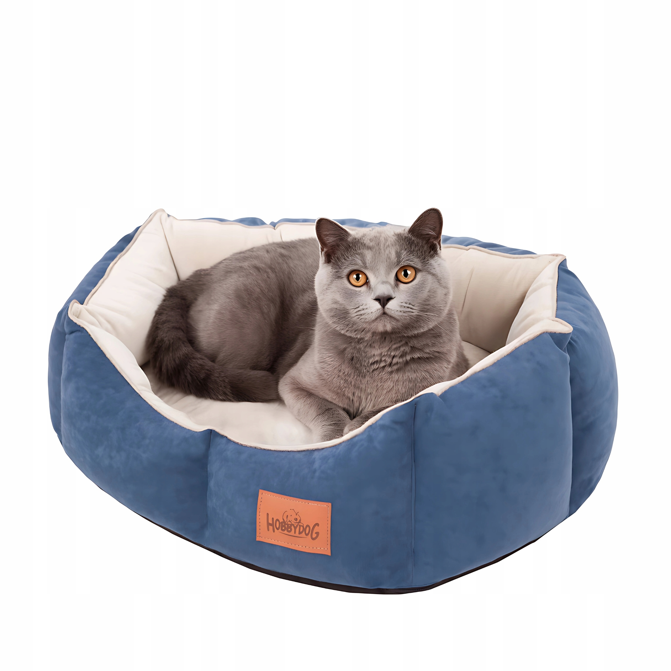 Pelíšek pro kočky s měkkým vnitřkem Pohovka s odnímatelným potahem 53x45 cm