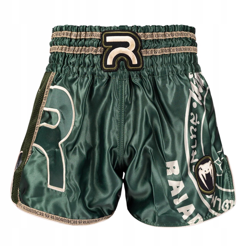 Venum x Rajadamnern Kraťasy Muay Thai Shorts Military Green S