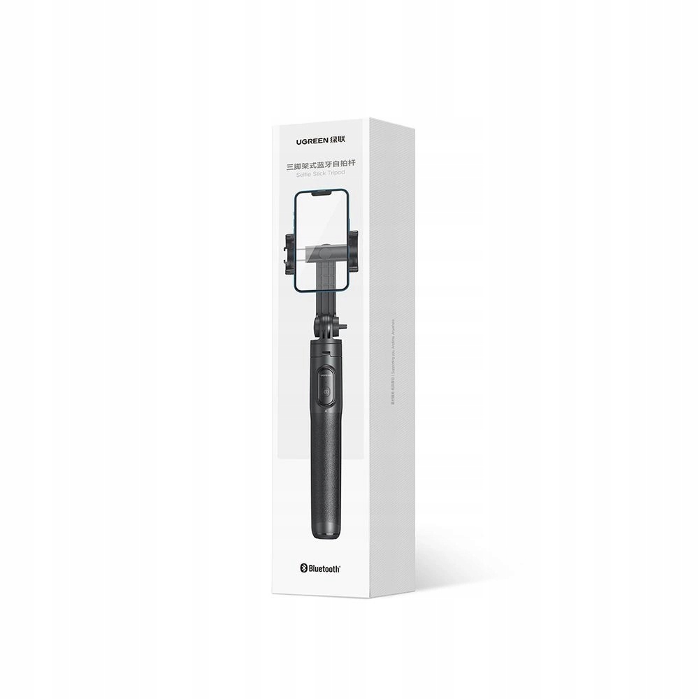 Selfie stick kijek teleskopowy ze stojakiem i pilotem Bluetooth 1,5m Ugreen