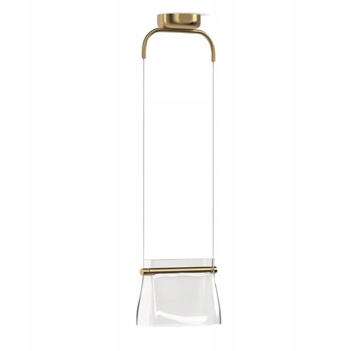 Závesná dekoratívna sklenená lampa nepravidelná, mosadzná Led lampa Maytoni