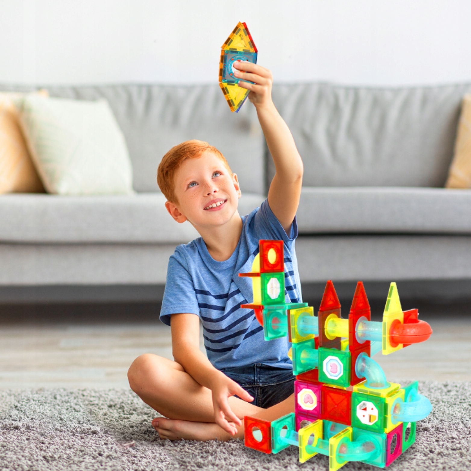 KLOCKI MAGNETYCZNE KONSTRUKCYJNE KULODROM TOR 148e Wiek dziecka 5 lat +