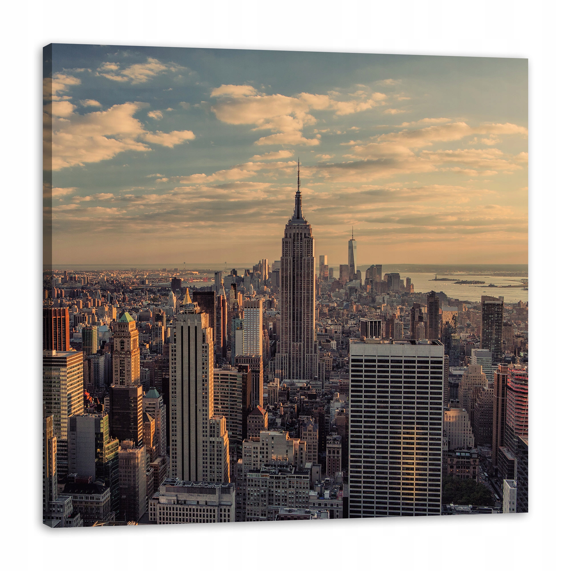 Obraz Canvas Architektura Slunce Manhattan 80x80