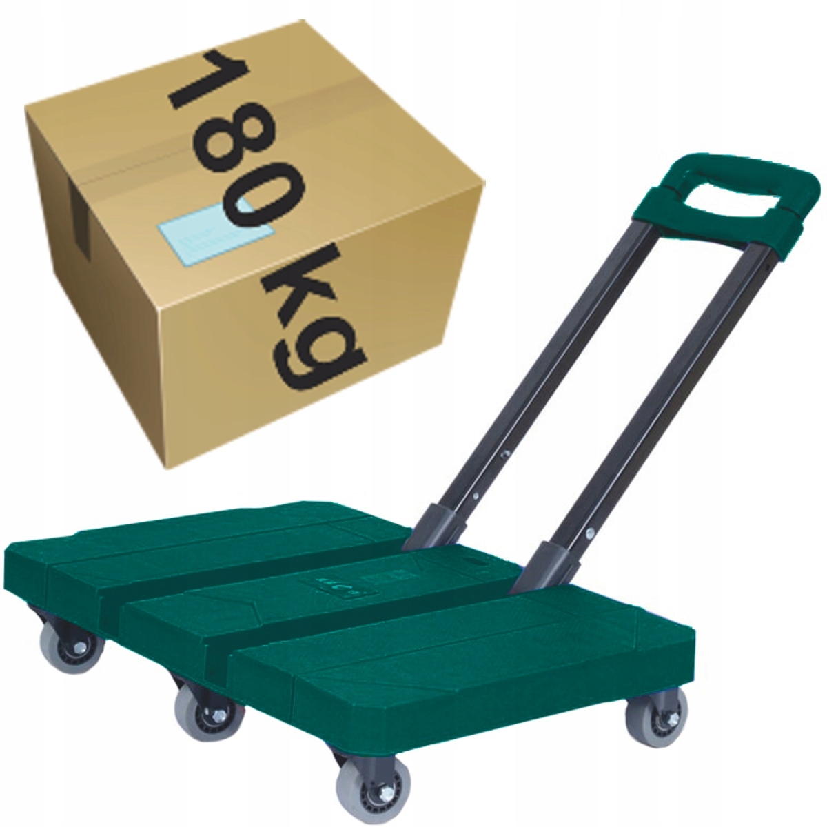 

Wózek transportowy platformowy składany 180kg