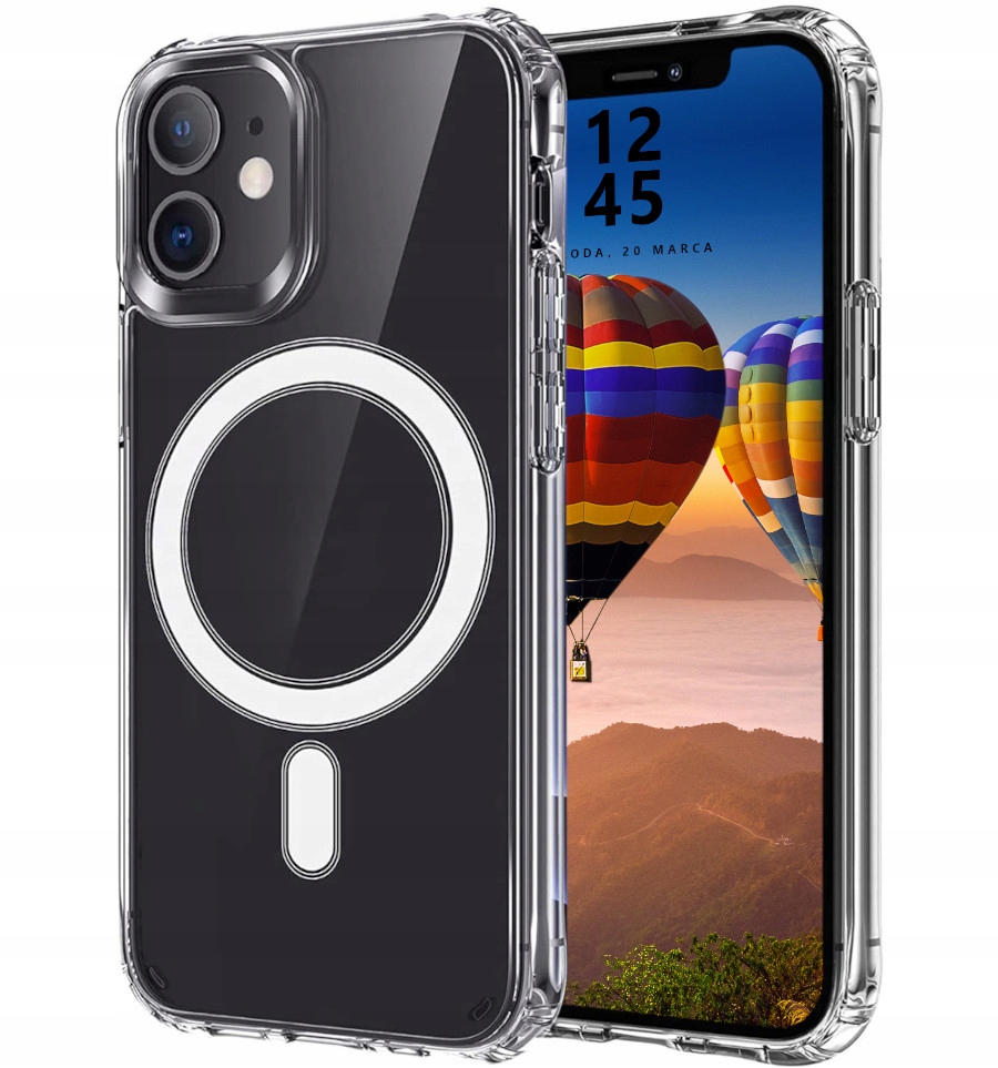ETUI OBUDOWA Z MAGNESAMI WZMACNIANE CLEAR 360 CASE DO IPHONE 11 Kolekcja MAGSAFE CASE