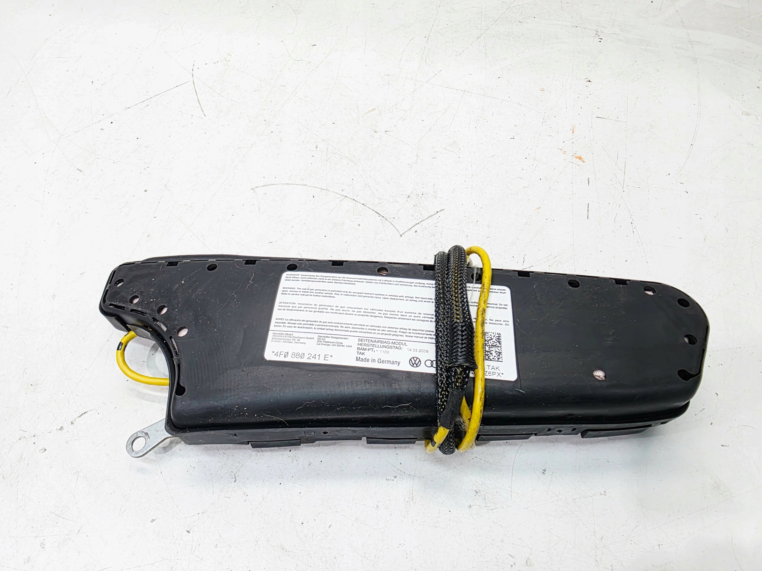seat airbag left front AUDI A6 C6 4F0880241E