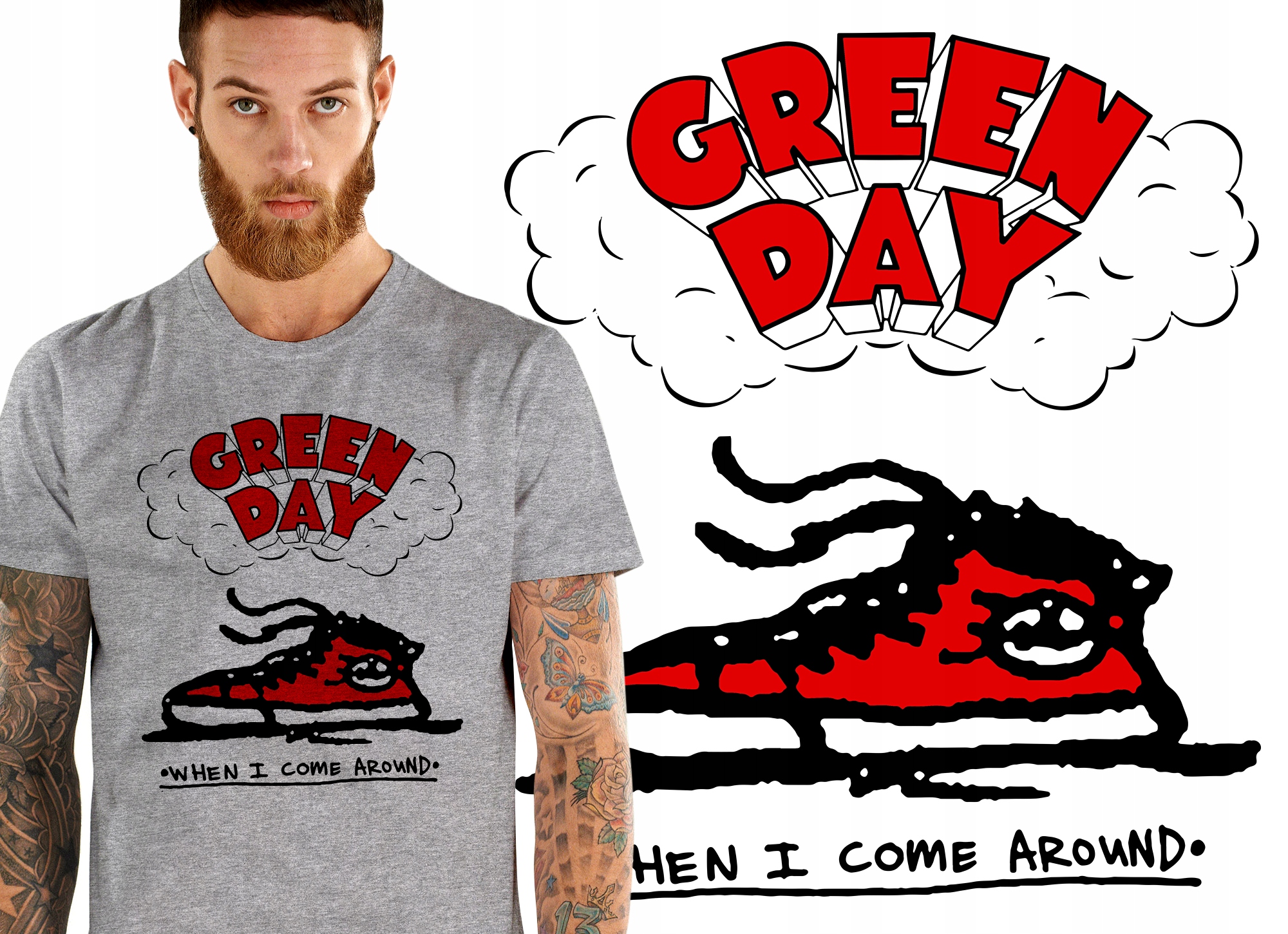 

Green Day Billie Mike Tre Punk Koszulka Męska S