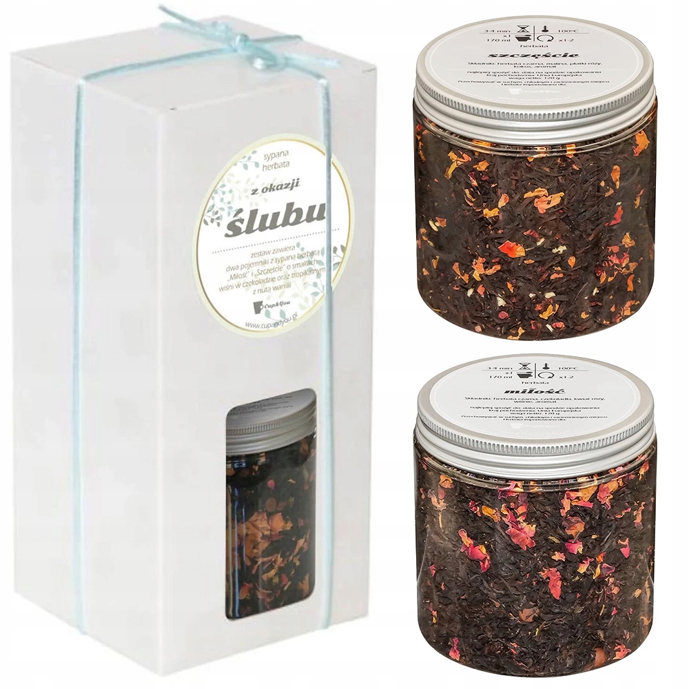 Sada čajů Láska A Štěstí na svatební hostina svatba dárek pro nevěstu