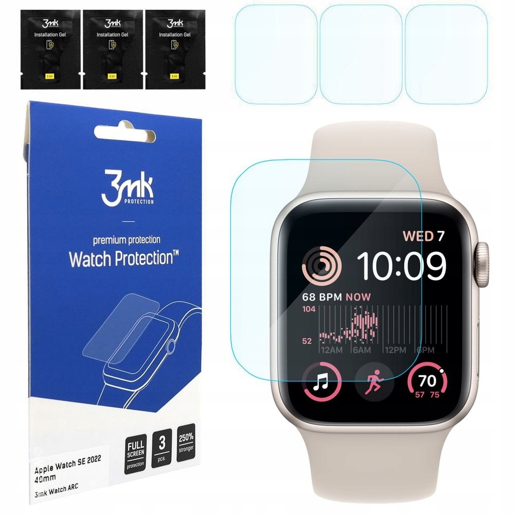 

3MK Folia Arc Apple Watch Se 2022 40mm Fullscreen