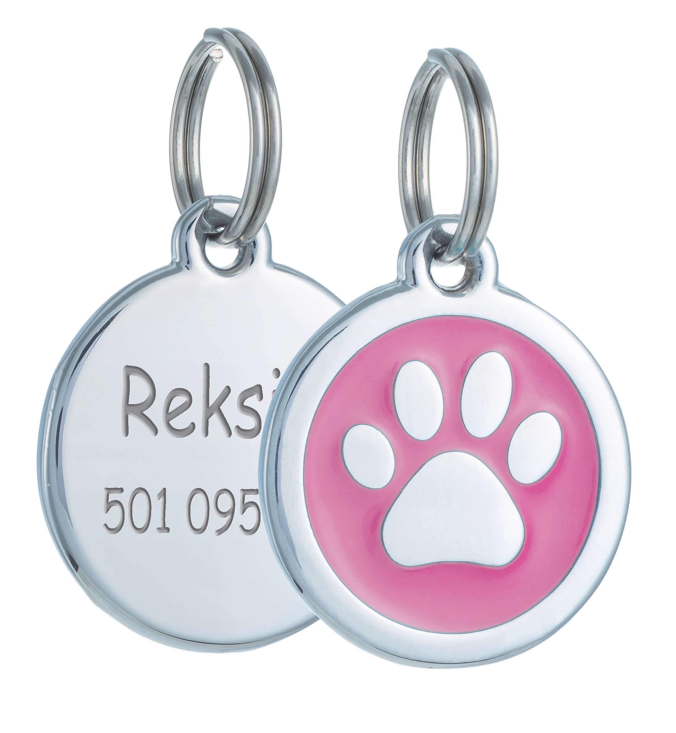 

Identyfikator Adresówka dla psa Grawer Łapka