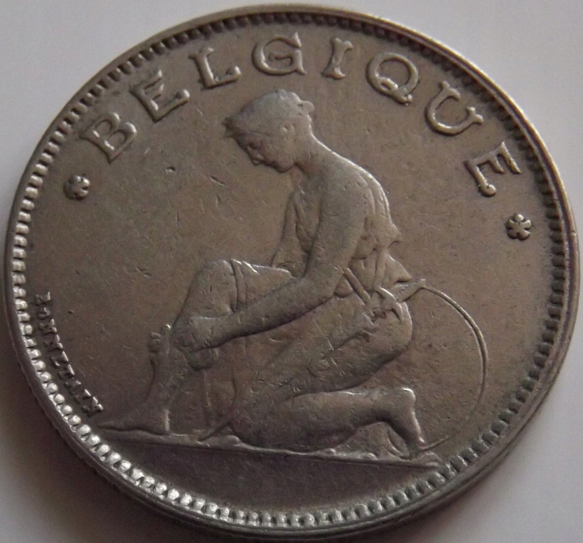 Belgia 1 Frank 1923 st. 2