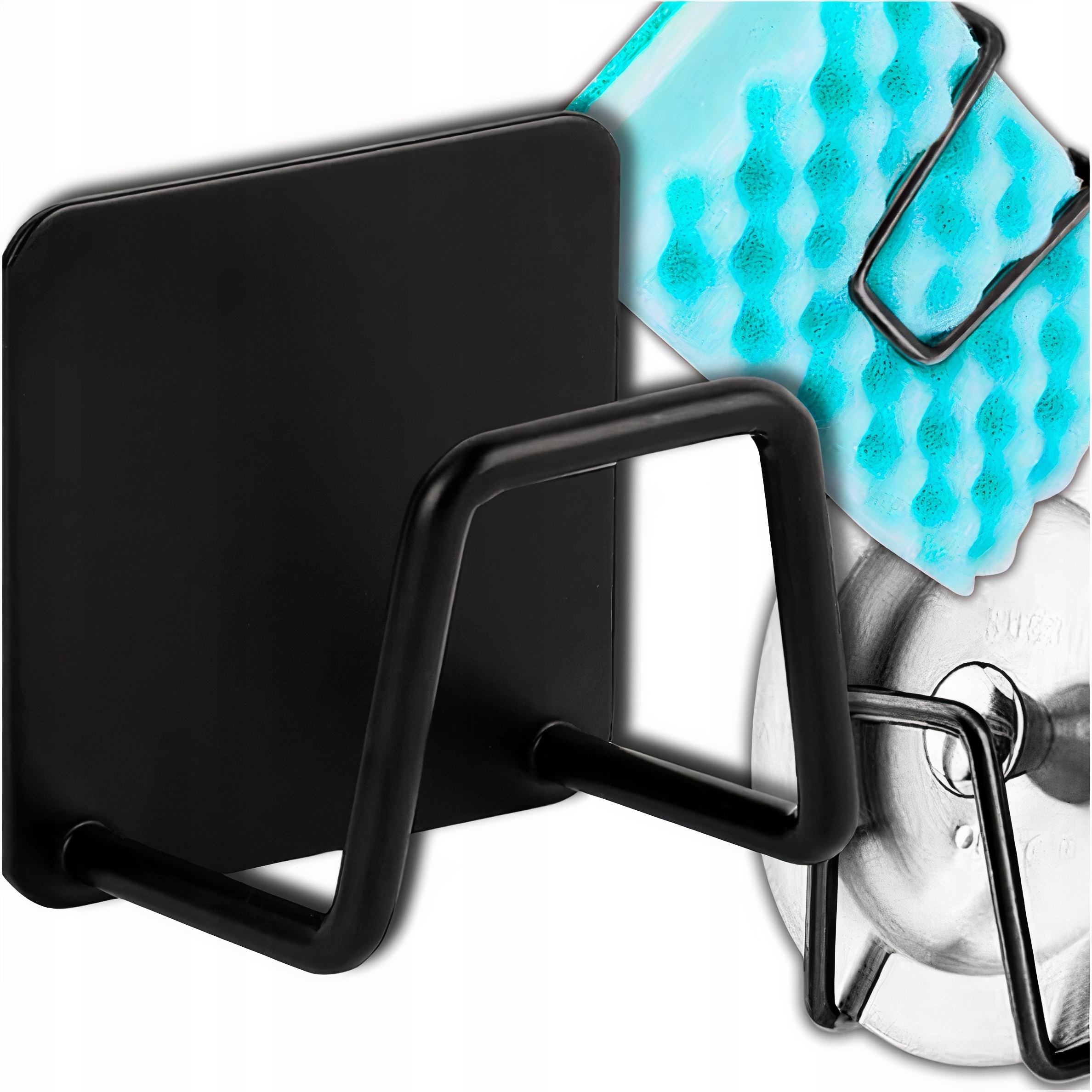 ORGANIZER NA GĄBKE KUCHENNĄ DO ZLEWU ŚCIANY UCHWYT