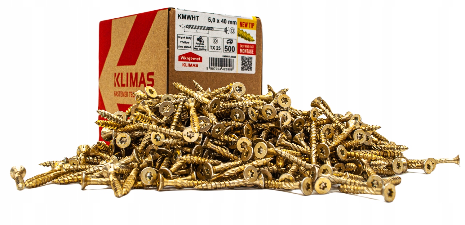 

Wkręty Ciesielskie Do Drewna 5x40 Torx Stożkowy