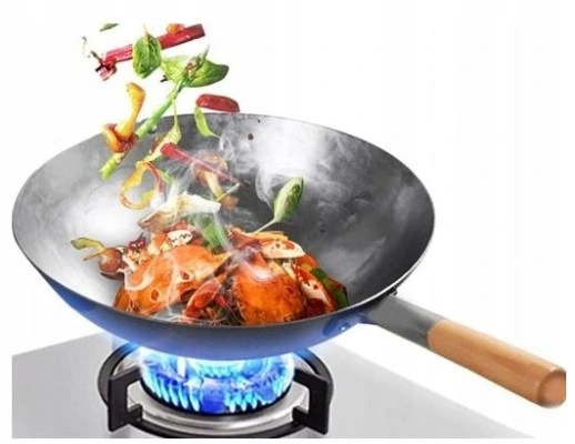 

Patelnia Do Chińskich Dań Wok Głęboka 30CM Stal