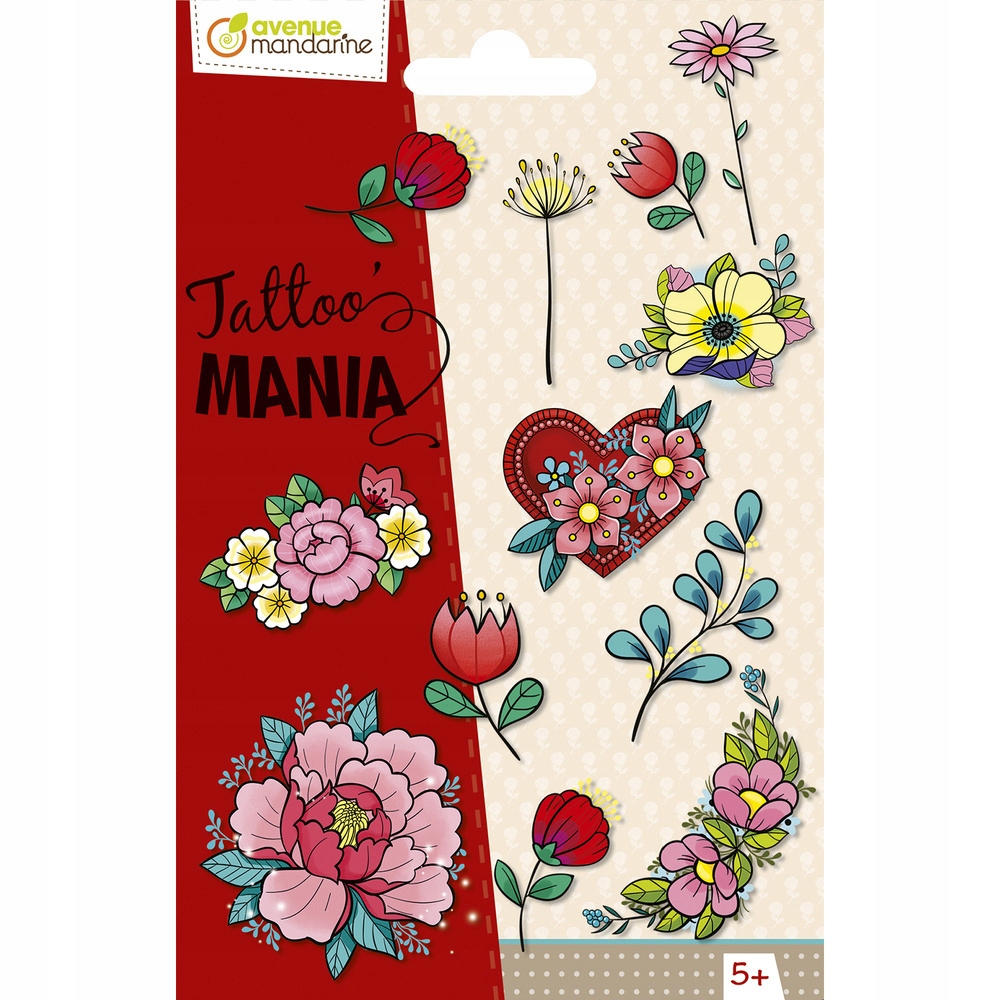Maildor: Tatuaże zmywalne Kwiaty CC051C