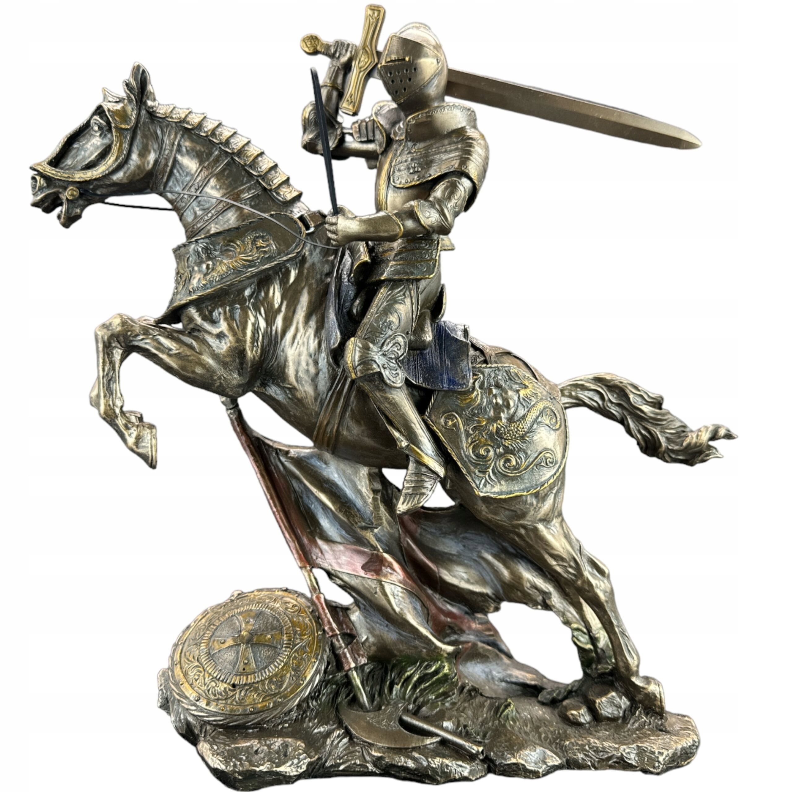 Figurka Veľký Konný Rytier S Mečom A Štítom Veronese (WU73737A4)