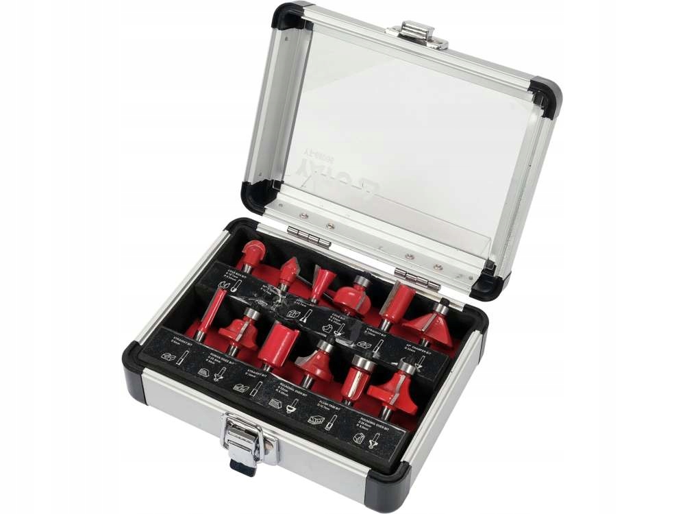 Sada Vidličkových Fréz Pro Dřev. Trn Fi 6MM 12 Cz.