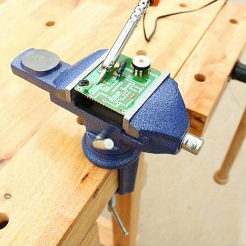 SOLIDNE IMADŁO ŚLUSARSKIE OBROTOWE 360° ŚCISK Z KOWADŁEM ŻELIWNE STOŁOWE Rodzaj imadła obrotowe