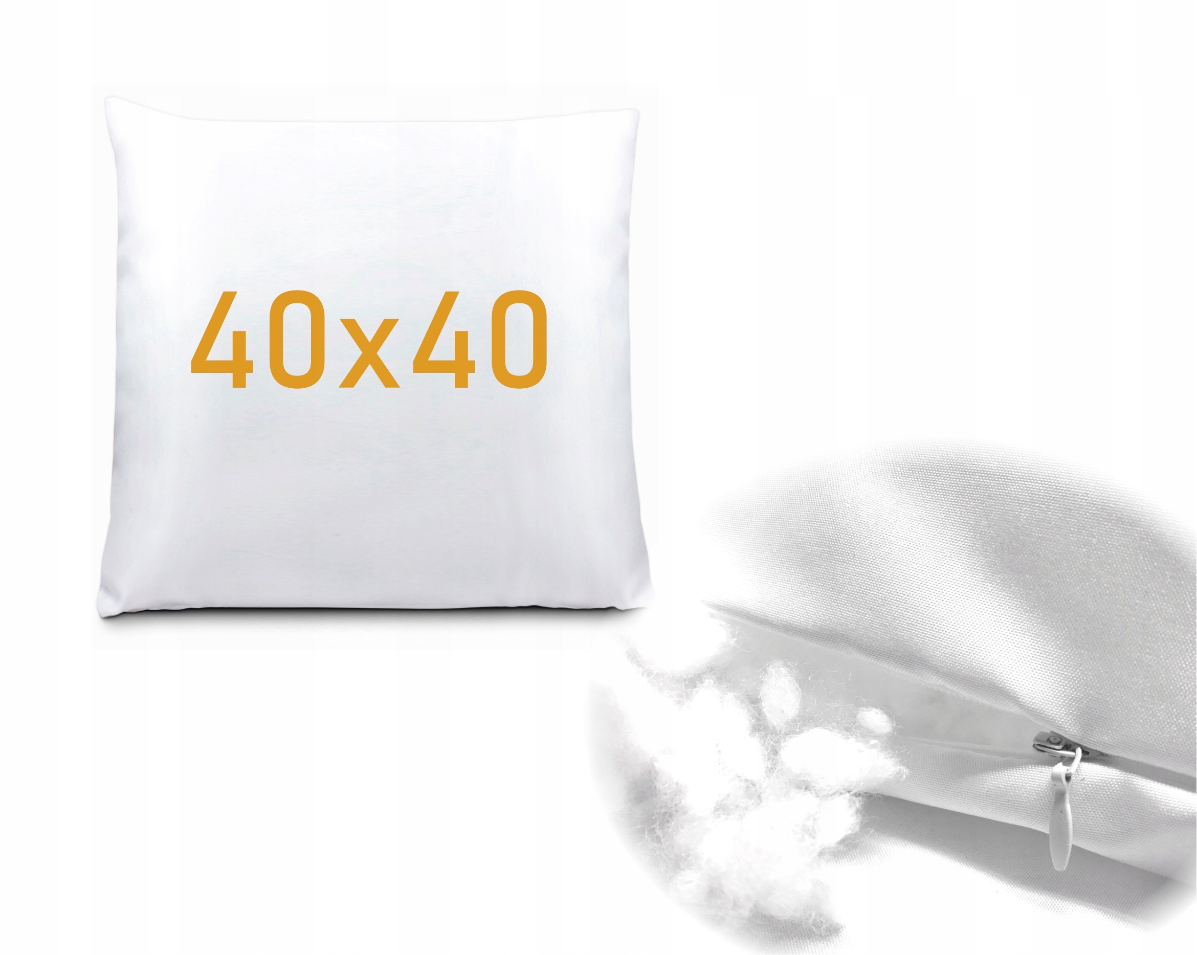 

Poduszka Na Suwak 40x40 wkład jasiek mała poduszka