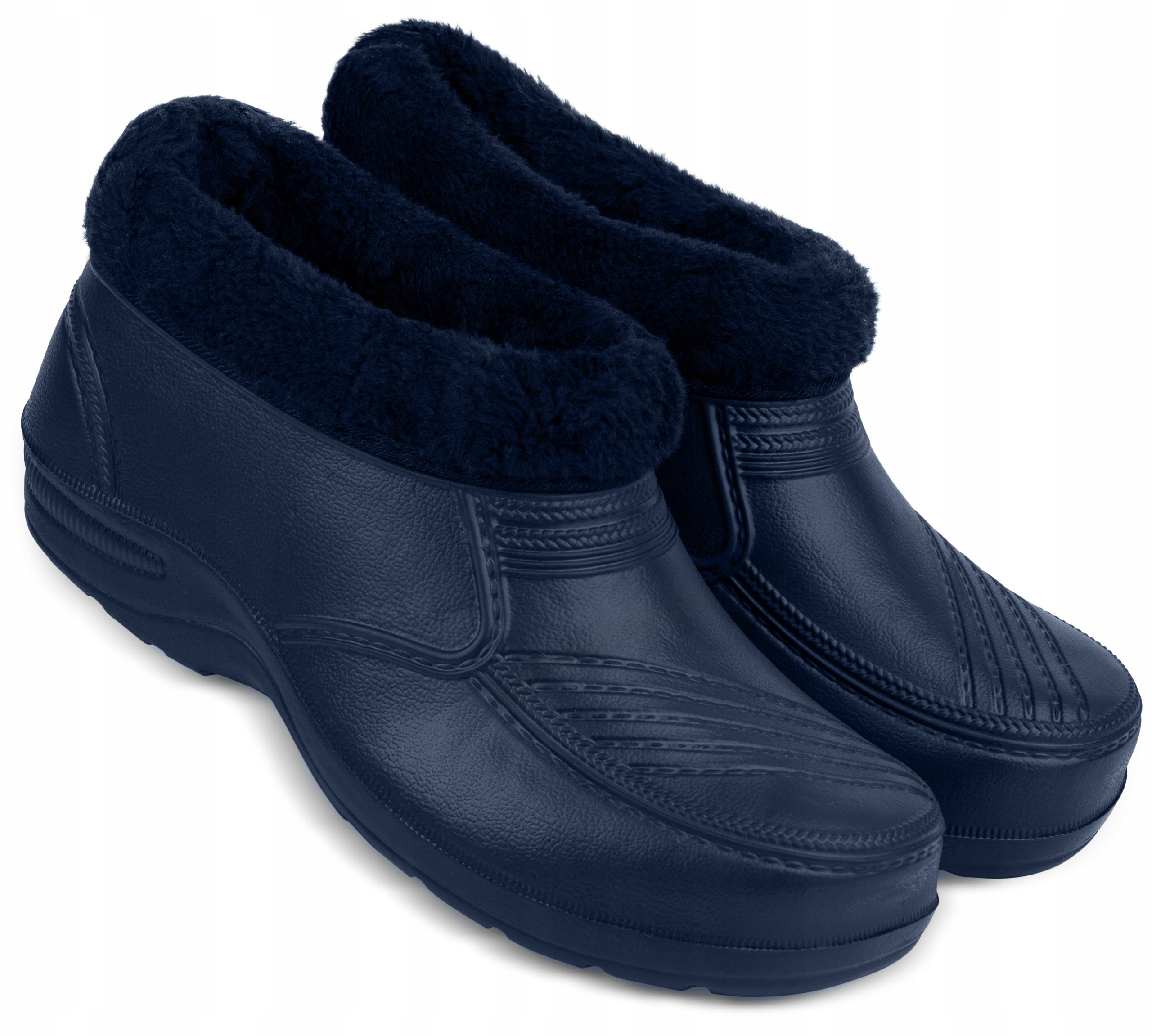 DAMSKIE KALOSZE OCIEPLANE PIANKOWE LEKKIE EVA 38 Wysokość przed kostkę