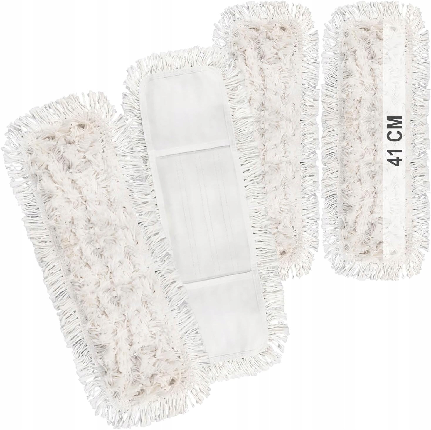 Levně Vložka Vložka Do Mopu Mikrofibra Mop Plochá Zásoba Koncovka 41x10,5cm 4KS