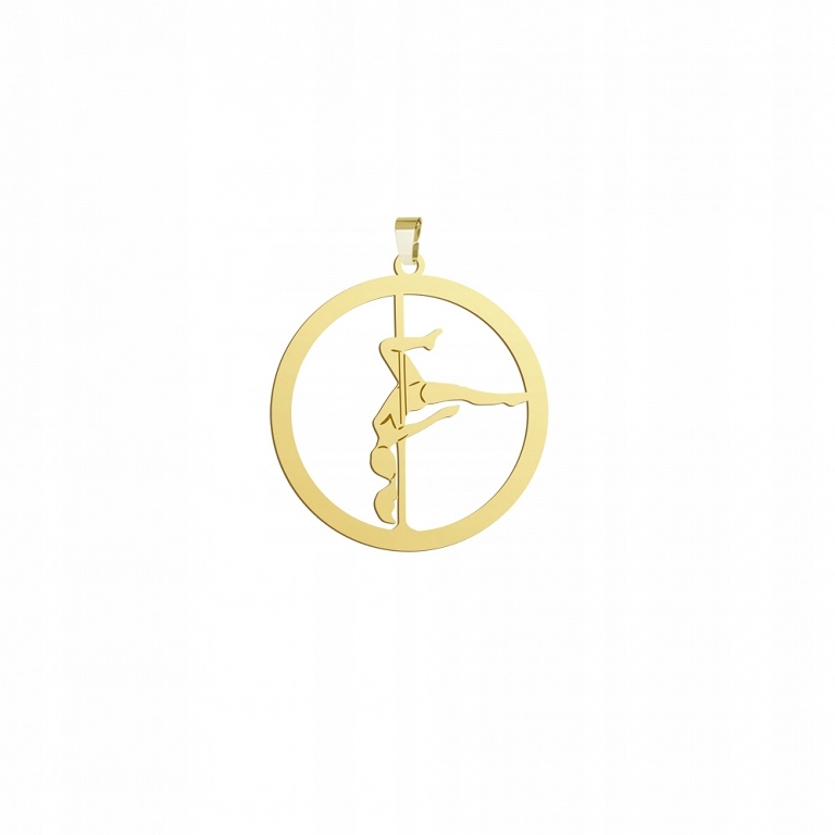 

Pozłacana Zawieszka Pole Dance Grawer Dedykacja