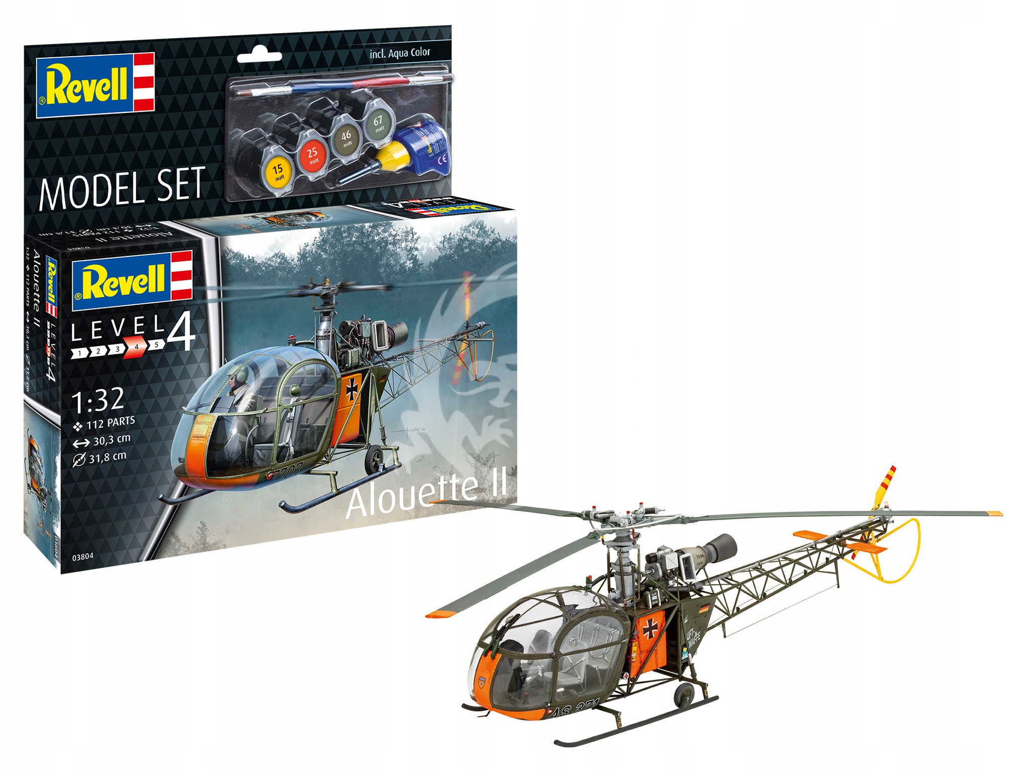 Alouette II Revell 63804 v měřítku 1/32