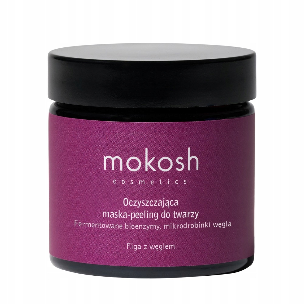Mokosh Vyhlazující A Čistící Obličejová Maska Fík S Dřevěným Uhlím 60 Ml