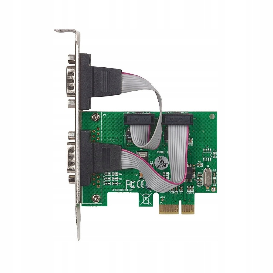 Karta Kontroler PCI-E 2x RS-232 COM Serial 152082 Producent Manhattan