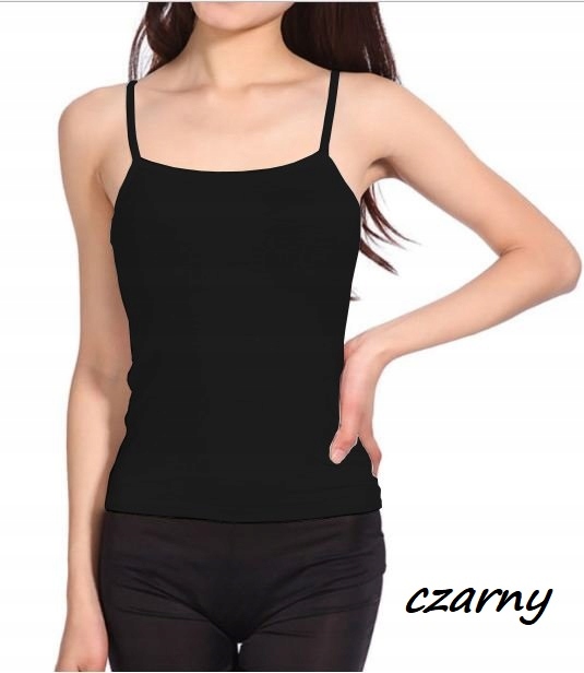 TOP RAMIĄCZKA KOSZULKA BOKSERKA BAWEŁNA IDEAL Cechy dodatkowe brak