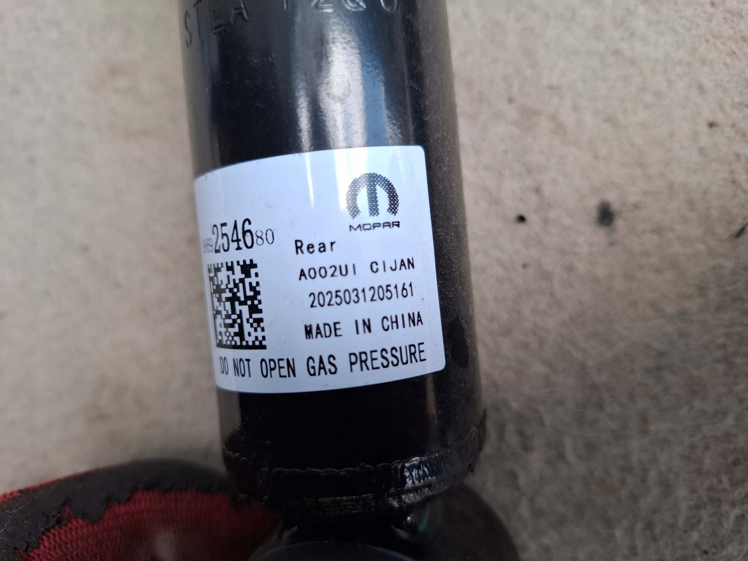 shock absorber rear part right left 2szt OPEL MOKKA II ULTIMATE 2025r