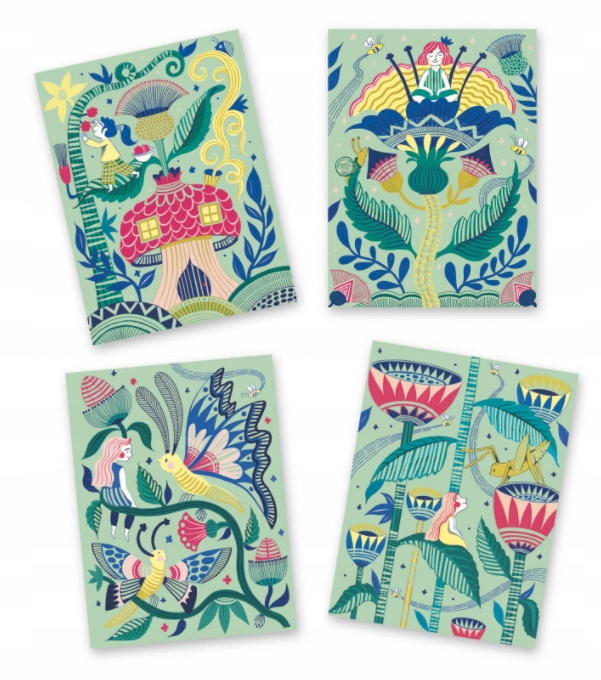 DJECO ZESTAW WYDRAPYWANKA KOLOROWANKA ZDRAPKA Kod producenta DJ09719