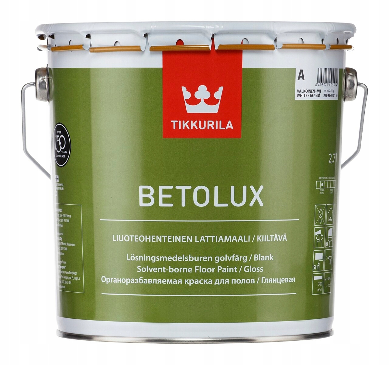 Tikkurila Betolux Barva Na Podlahy Základ C 0,9L Pouze Pro Barvení!