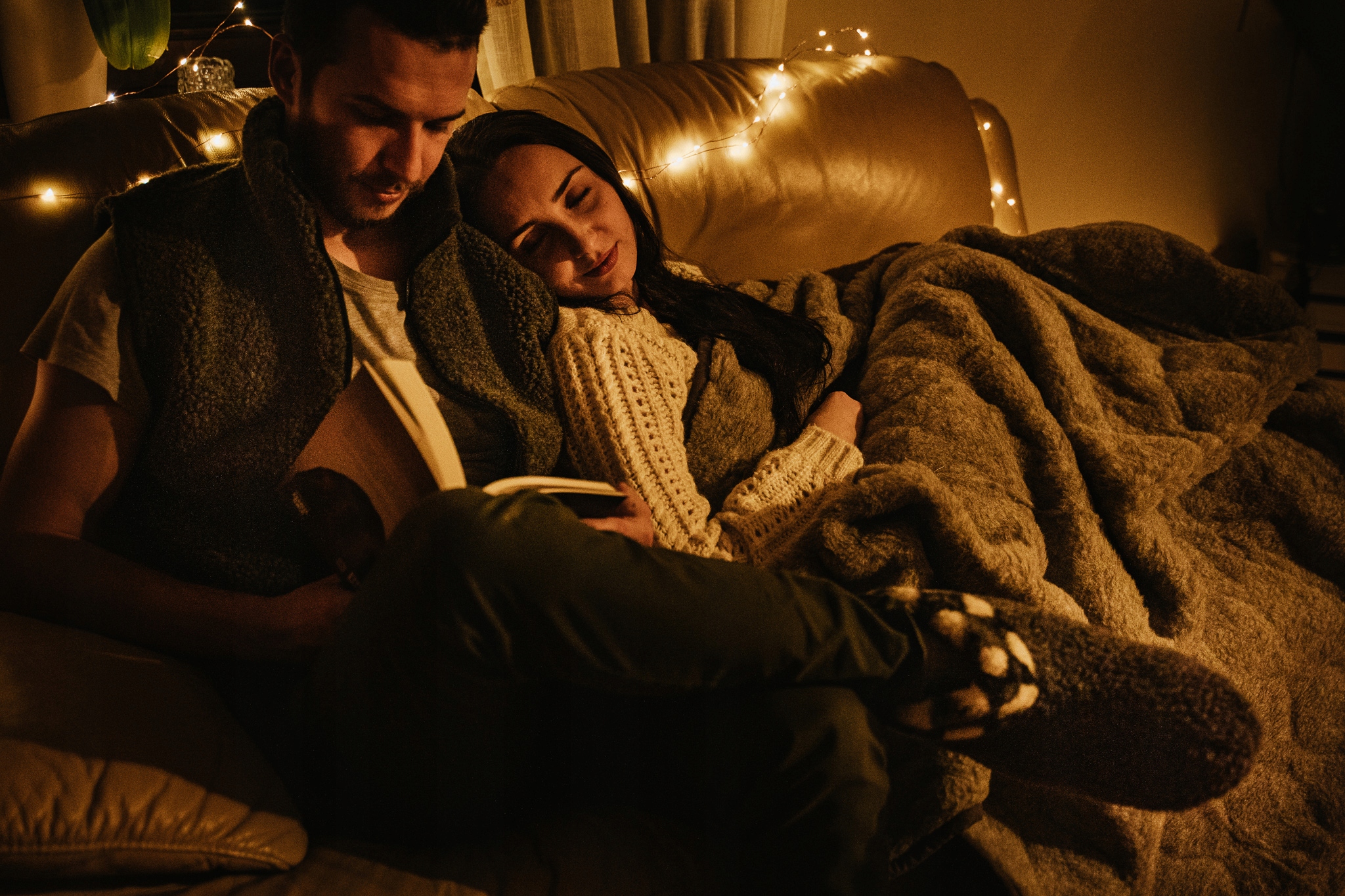 KRYSTA męskie ciepłe kapcie z wełny owczej 100% Model KWS-SZ+JS