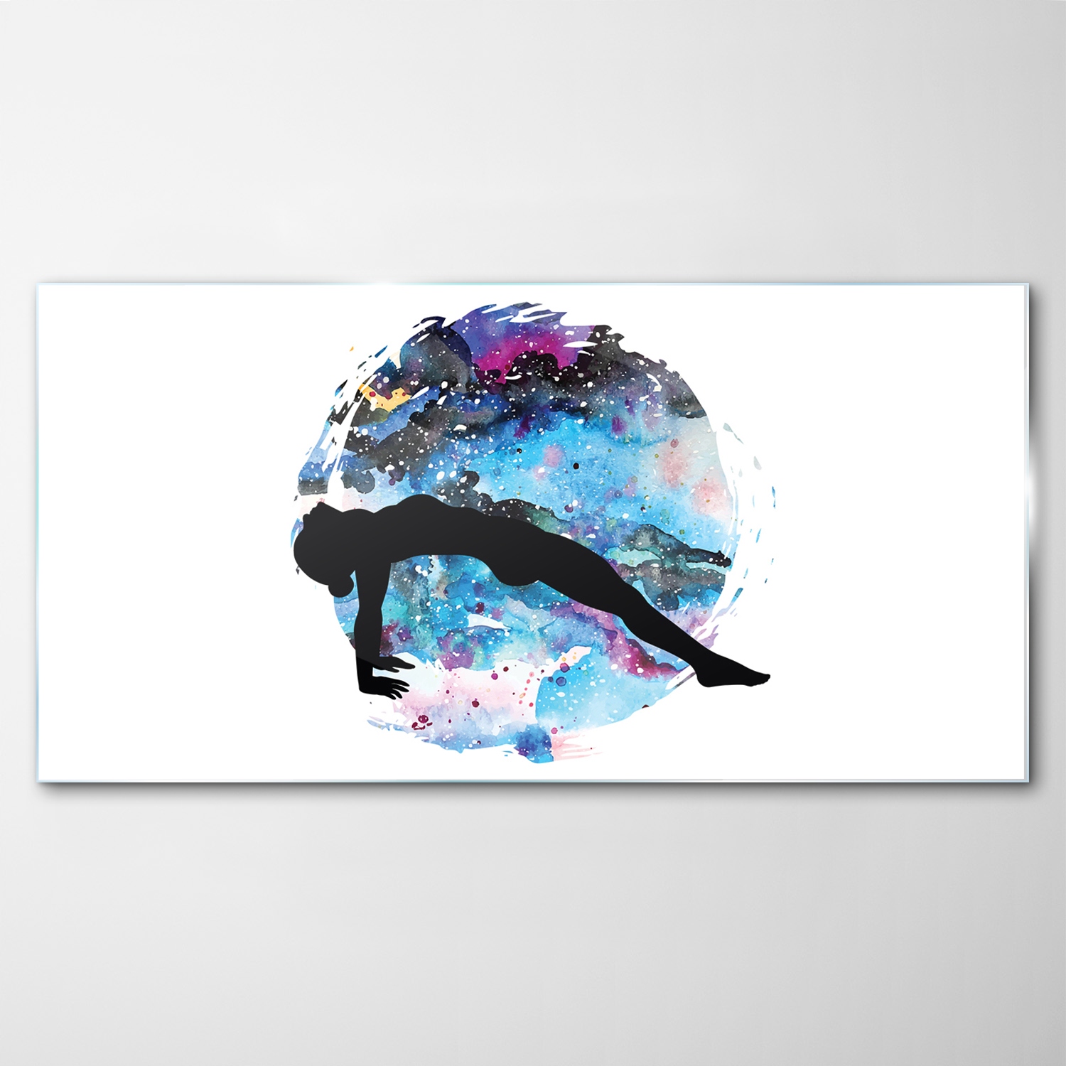 

Obraz Szklany Dekor Sylwetka Kobiety Sztuka 120x60