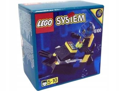 nový Lego systém Aquazone Aquasharks Dart 6100 Misb 1998