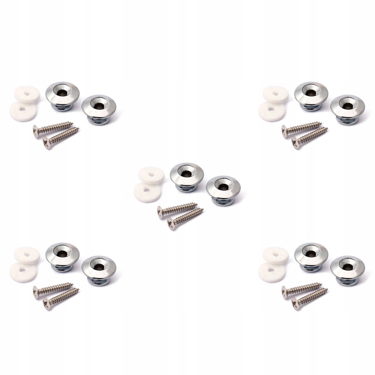 Mushroom Kit Strap Locks Gitara 10 Szt