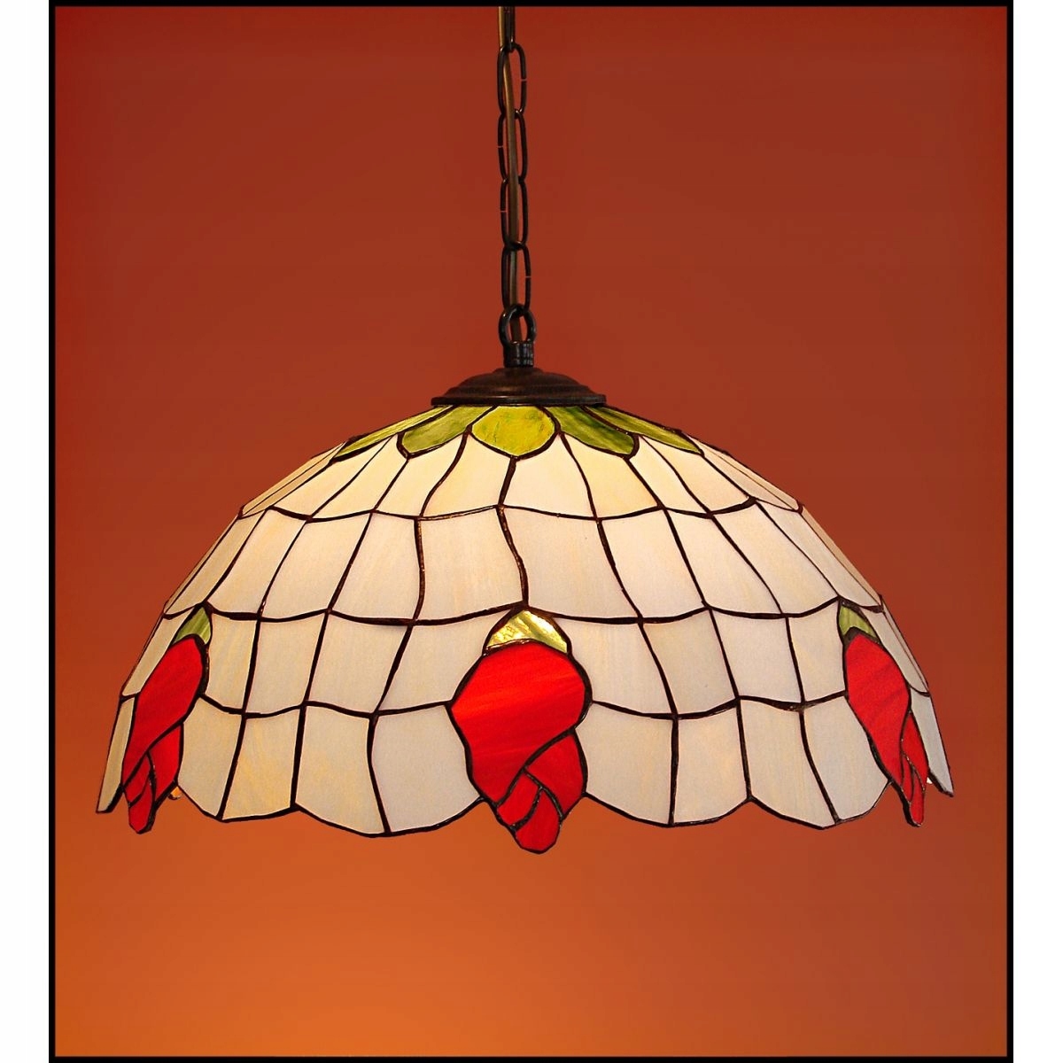 Lampa luster záves vitráž Lúka 40 cm