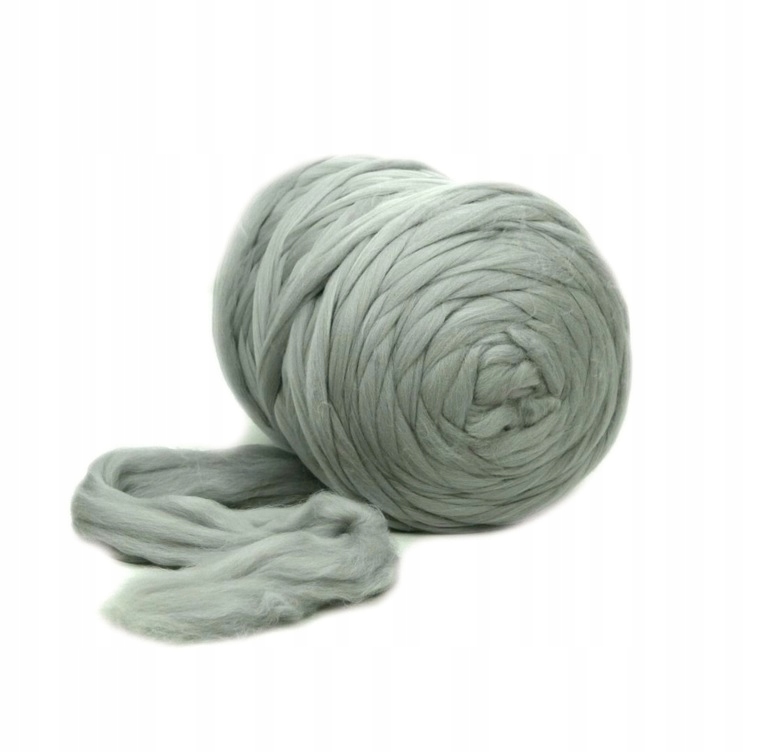 Česací vlna na pletení přikrývek 4,5kg Stalový