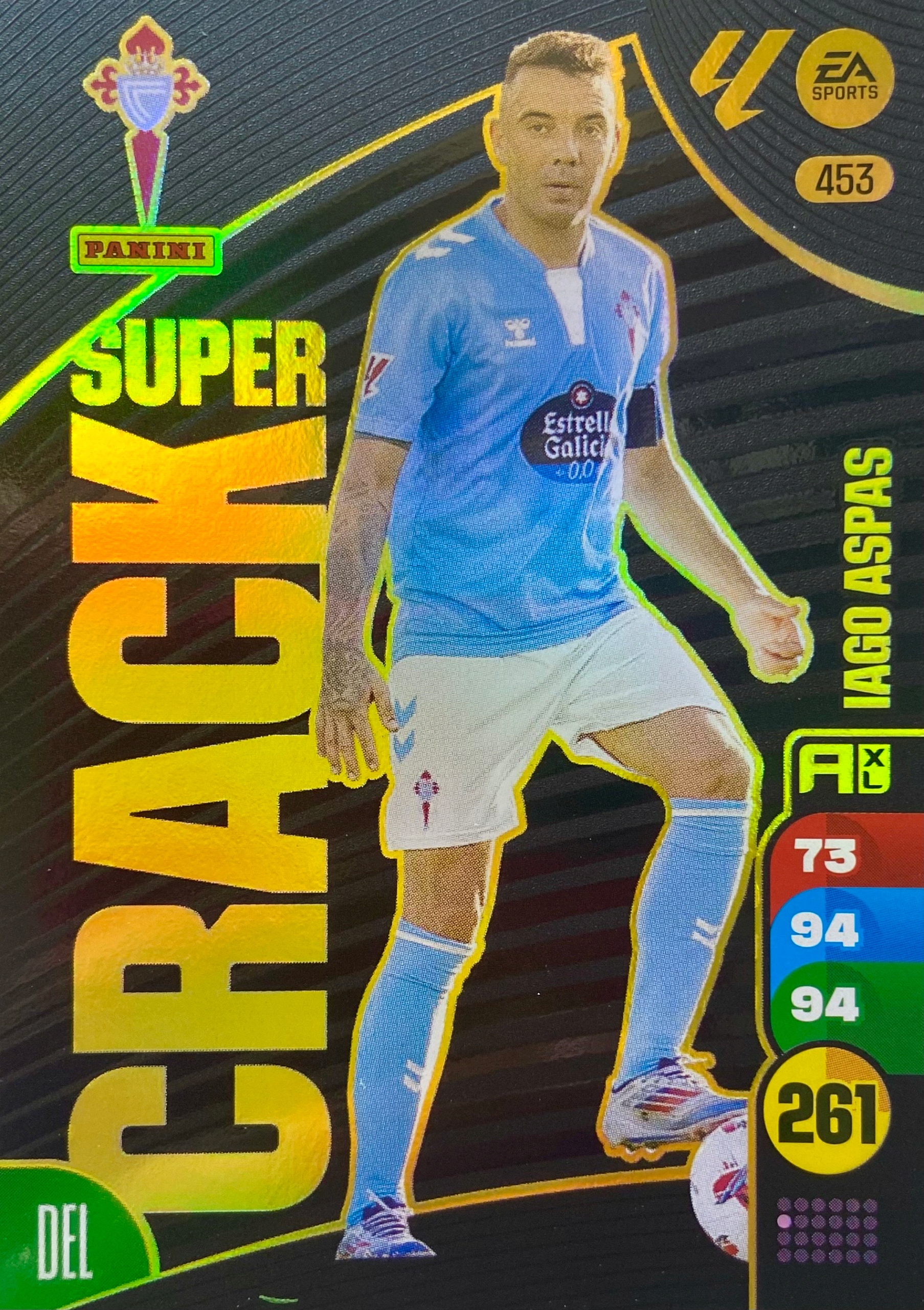 Panini La Liga 2024-25 2025 Crack 453 Iago Aspas Rc Celta