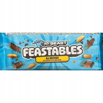 Levně Mr Beast čokoláda 60 g Almond Blue Pack