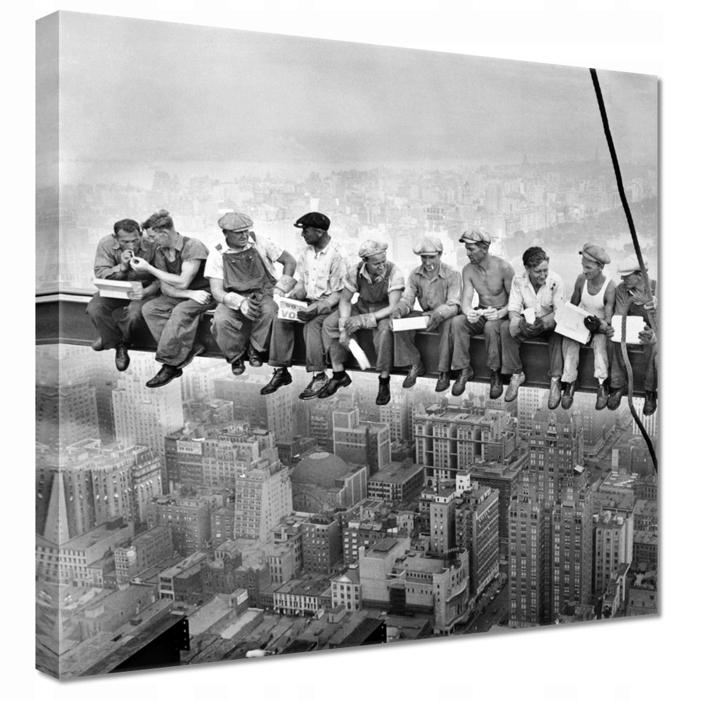 

Obrazy 40x40 Robotnicy na belce Lunch