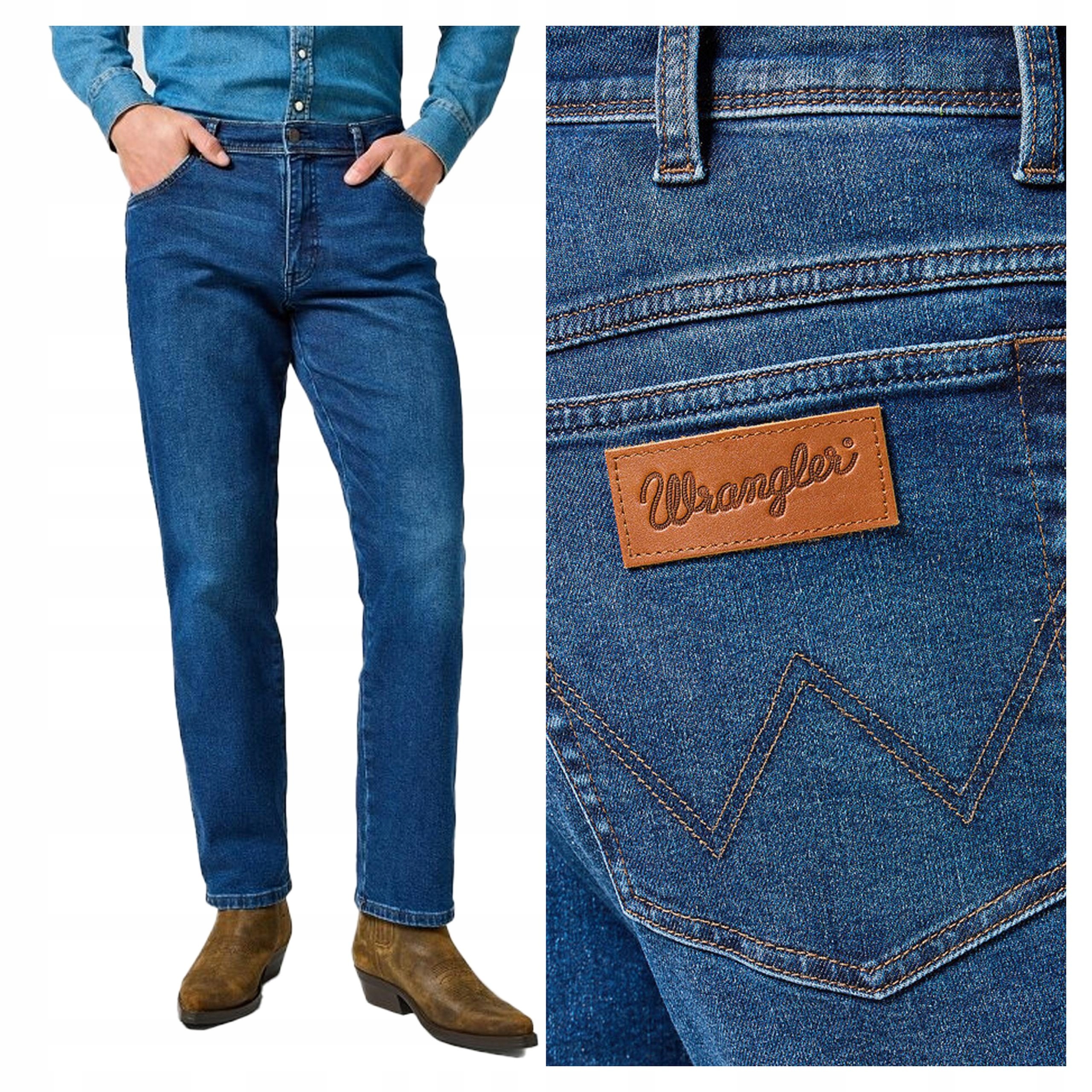 Wrangler Texas W31 L32 Pánské džíny Jednoduché