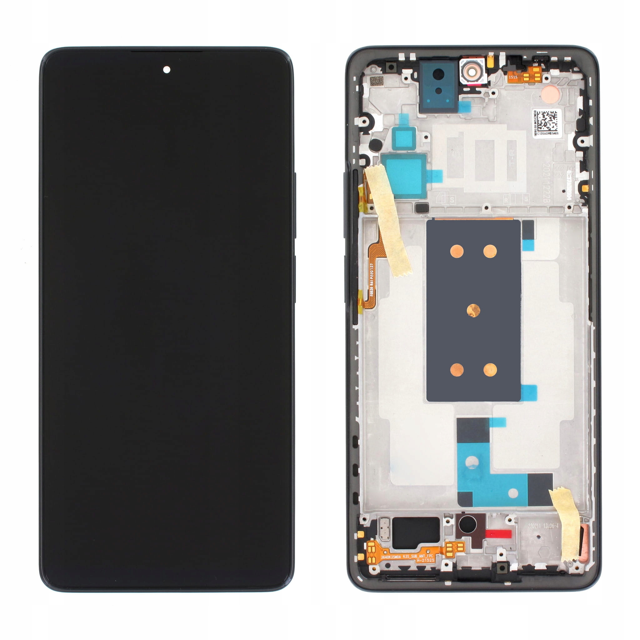 Org LCD displej Xiaomi 11T Pro (2021) Černý (black) S Rámečkem