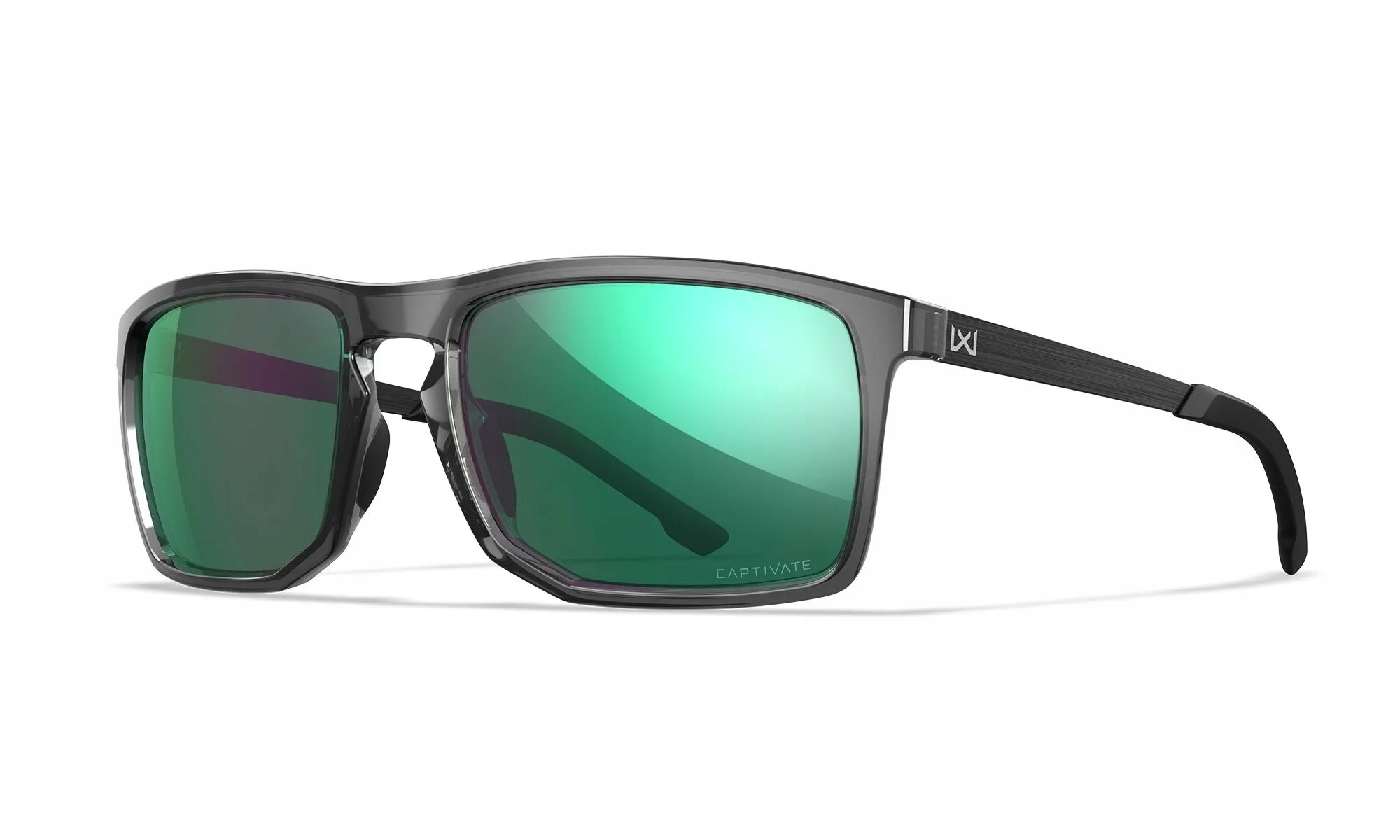 Okulary przeciwsłoneczne Wiley X Axe Captivate Polarized Green Mirror