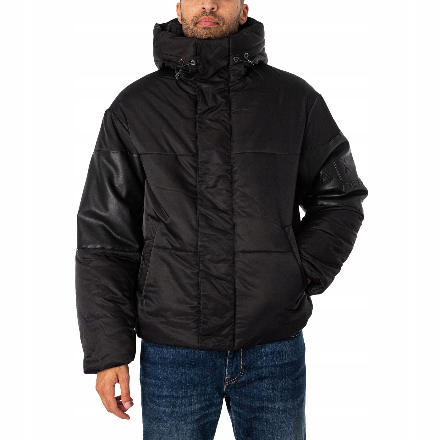 Černá pánská zimní bunda Armani Exchange