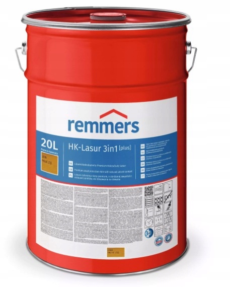 Remmers Hk Lasur impregnat lazurujący 20,0l kolor sosna